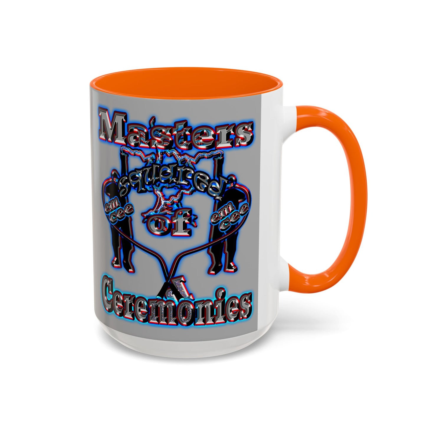 em cee squared - Accent Mug (light grey)