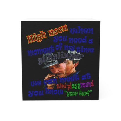 high noon - note cube (black)