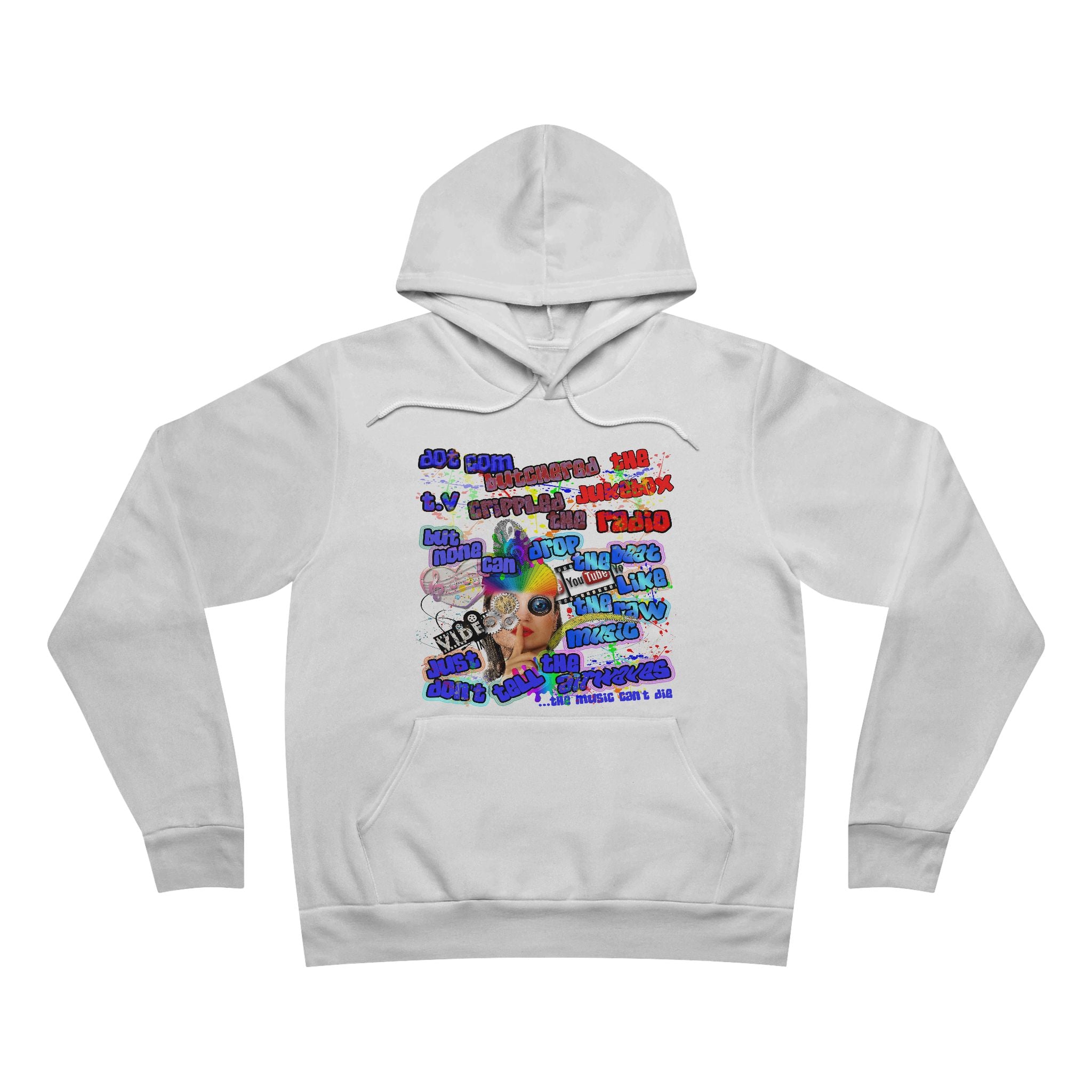 drop the beat - Unisex Sponge Fleece Pullover Hoodie