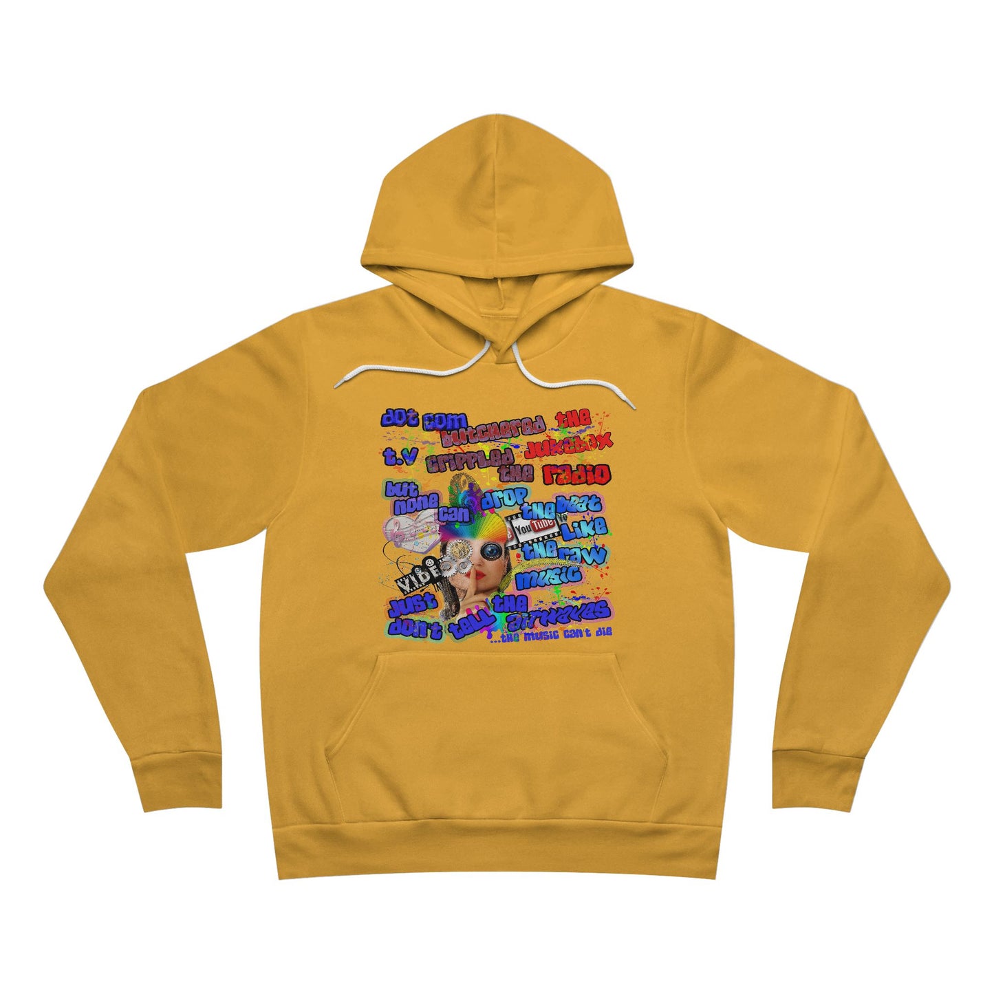 drop the beat - Unisex Sponge Fleece Pullover Hoodie