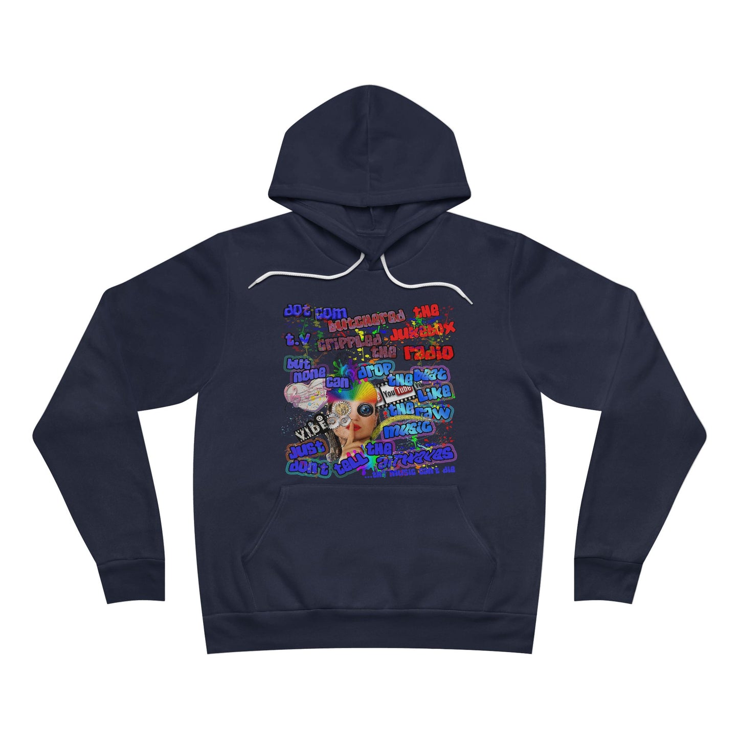 drop the beat - Unisex Sponge Fleece Pullover Hoodie
