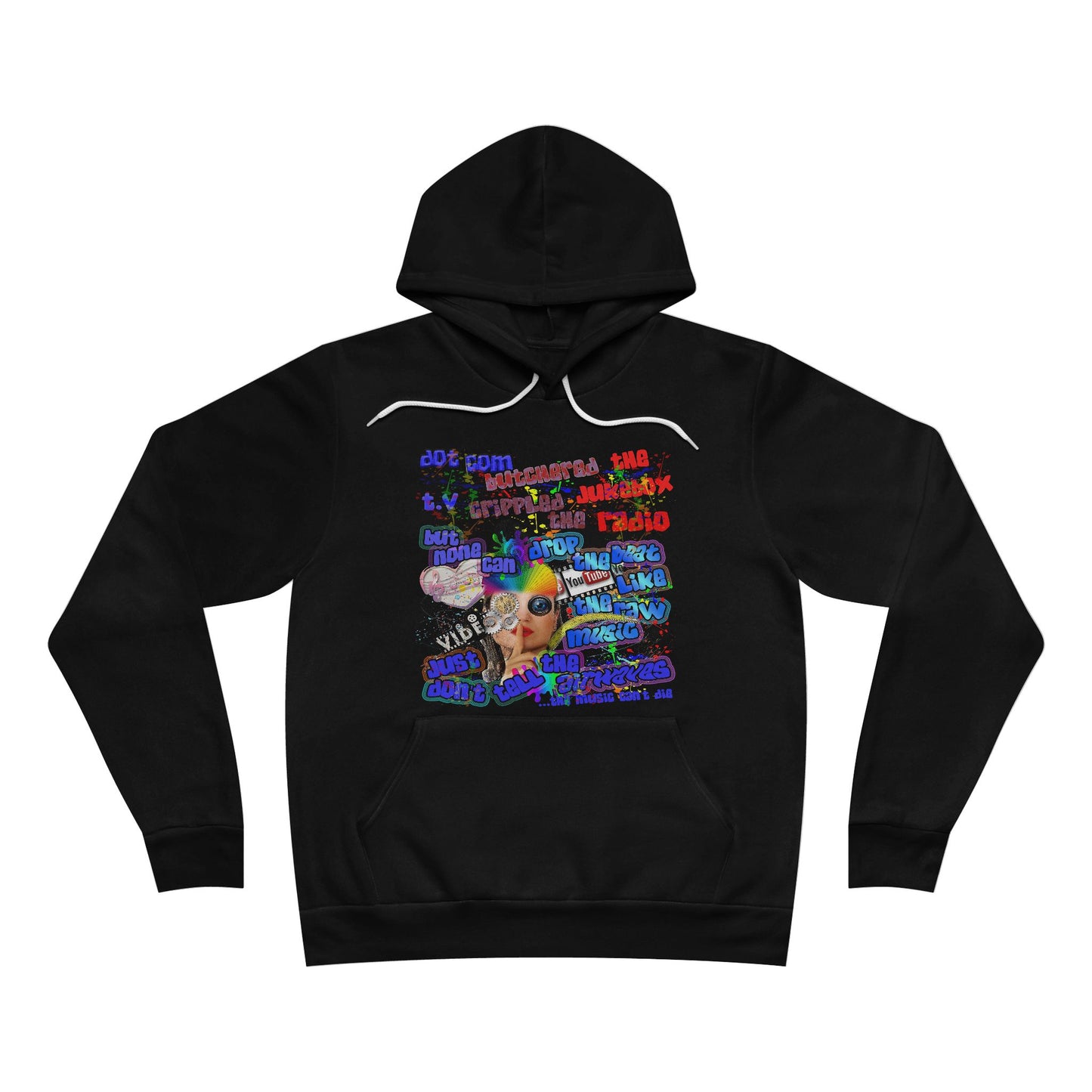 drop the beat - Unisex Sponge Fleece Pullover Hoodie