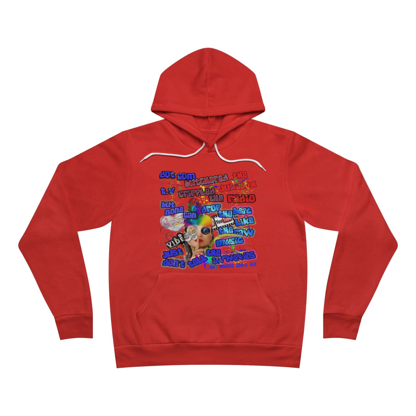 drop the beat - Unisex Sponge Fleece Pullover Hoodie