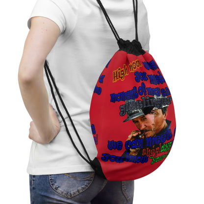high noon - Drawstring Bag (dark red)