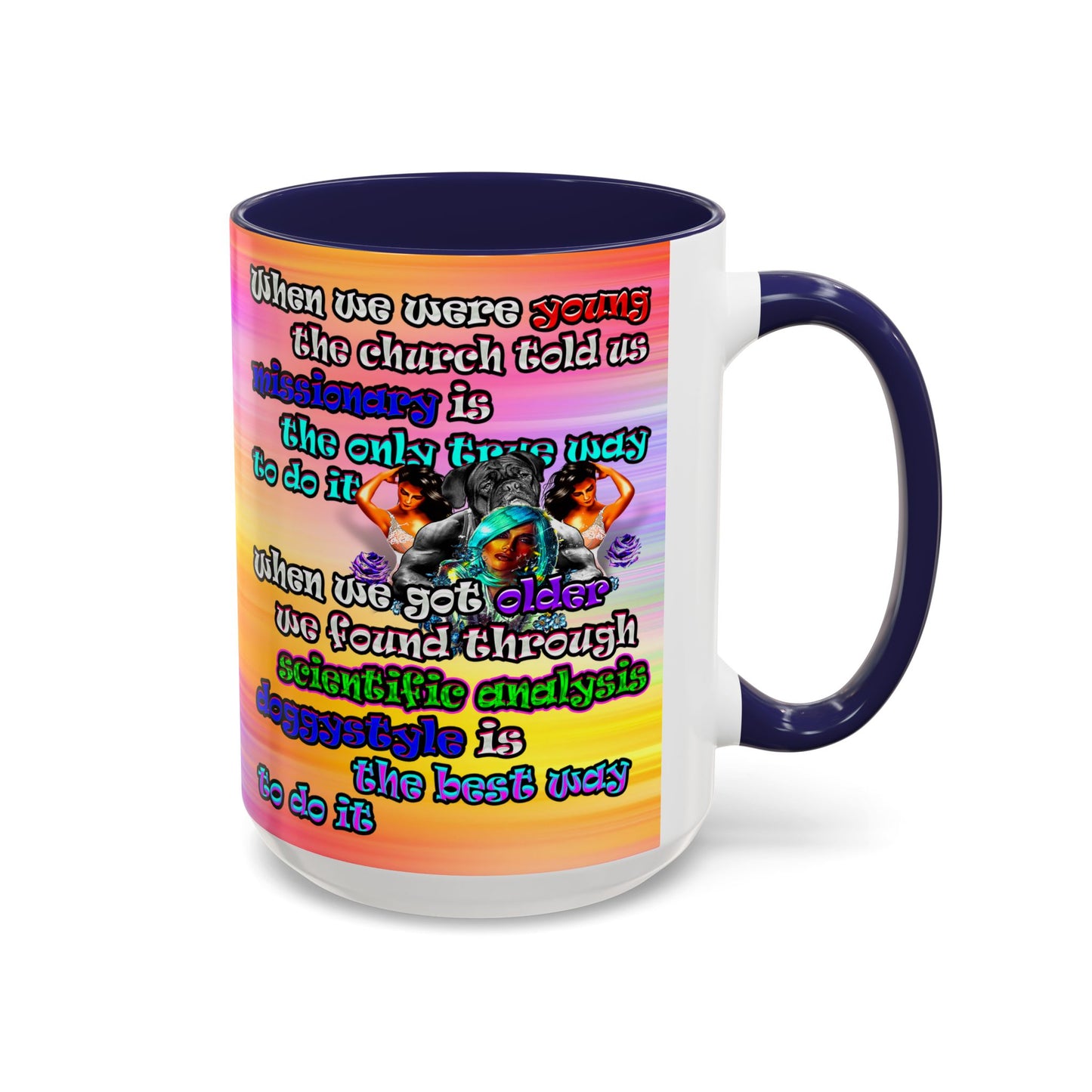 doggystyle - Accent Mug (color blur)