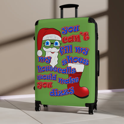 santa's shoes - Suitcase (green)