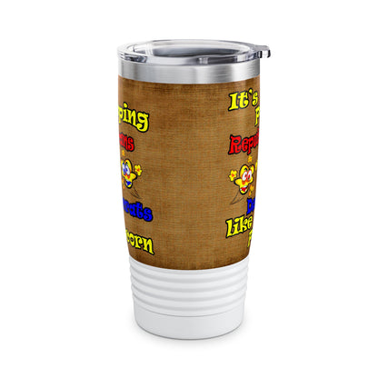 popping like popcorn - Ringneck Tumbler, 20oz (brown papyrus)