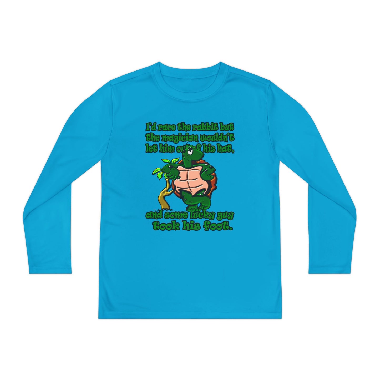 turtle race - Youth Long Sleeve Competitor Tee