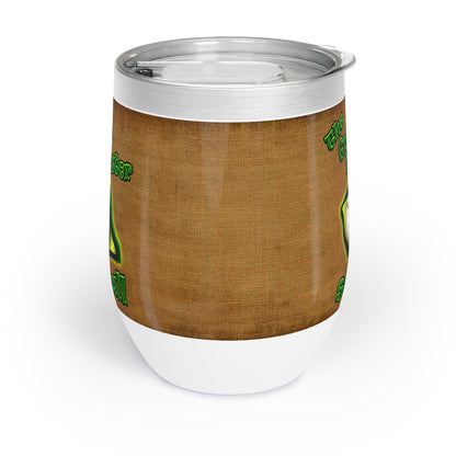 green monster - Chill Wine Tumbler (brown papyrus)