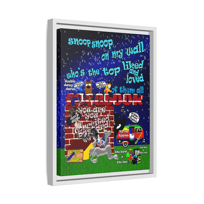 snoops - framed canvas art