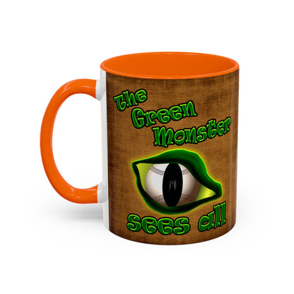 green monster - Accent Mug (brown papyrus)