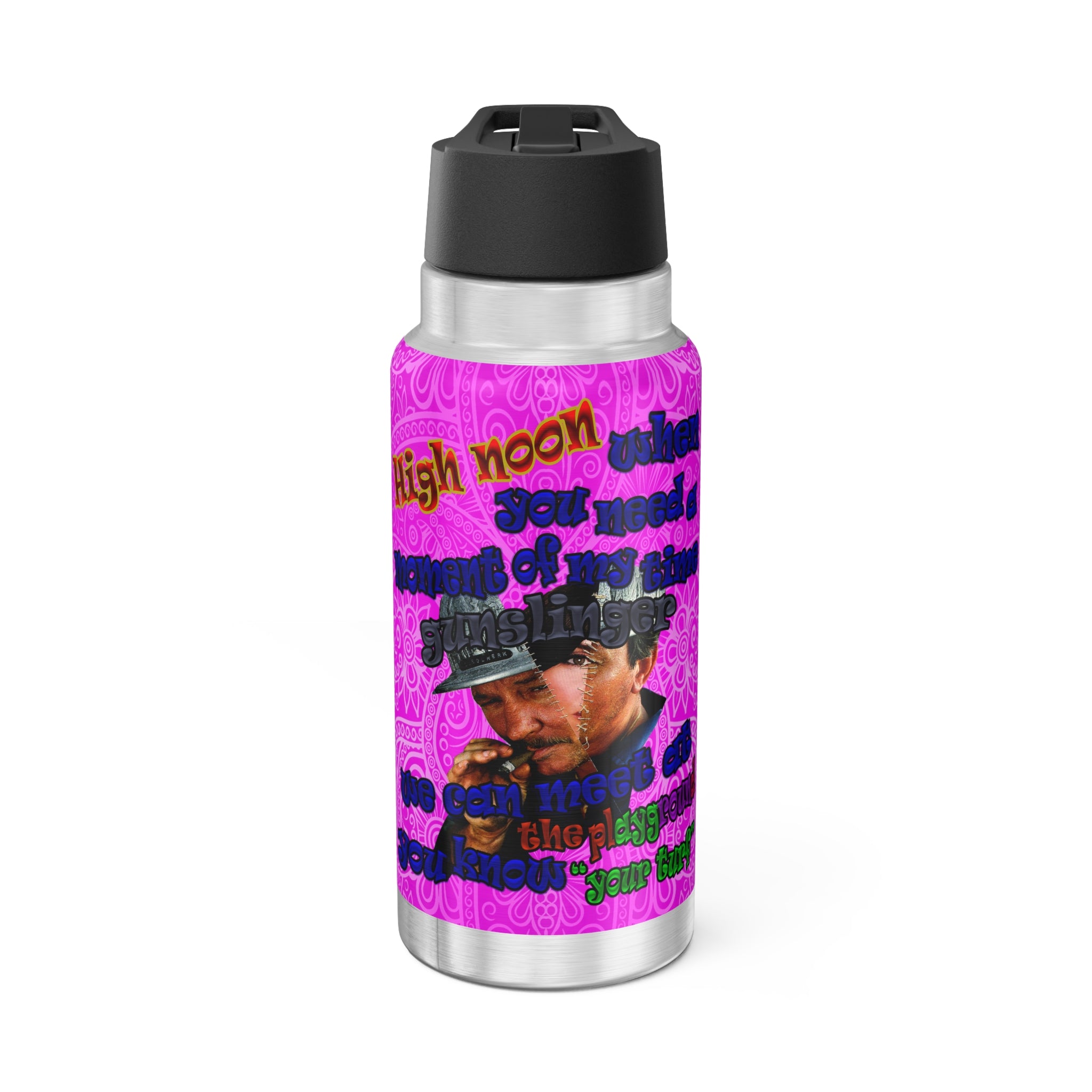 high noon - Gator Tumbler, 32oz  (pink swirl)