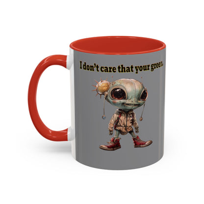 I don't care that your grey - Accent Mug (grey)
