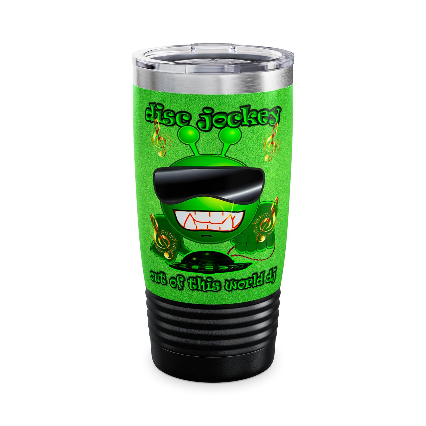 disc jockey - Ringneck Tumbler, 20oz (green turf)