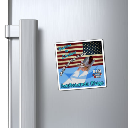 shoot for the stars - Magnets - (light blue)