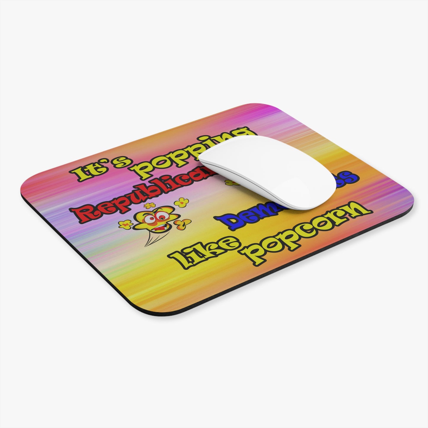 popping like popcorn - Mouse Pad (Rectangle) (color blur)
