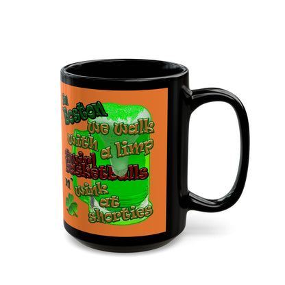 celtics logo - Black Mug (crusta)