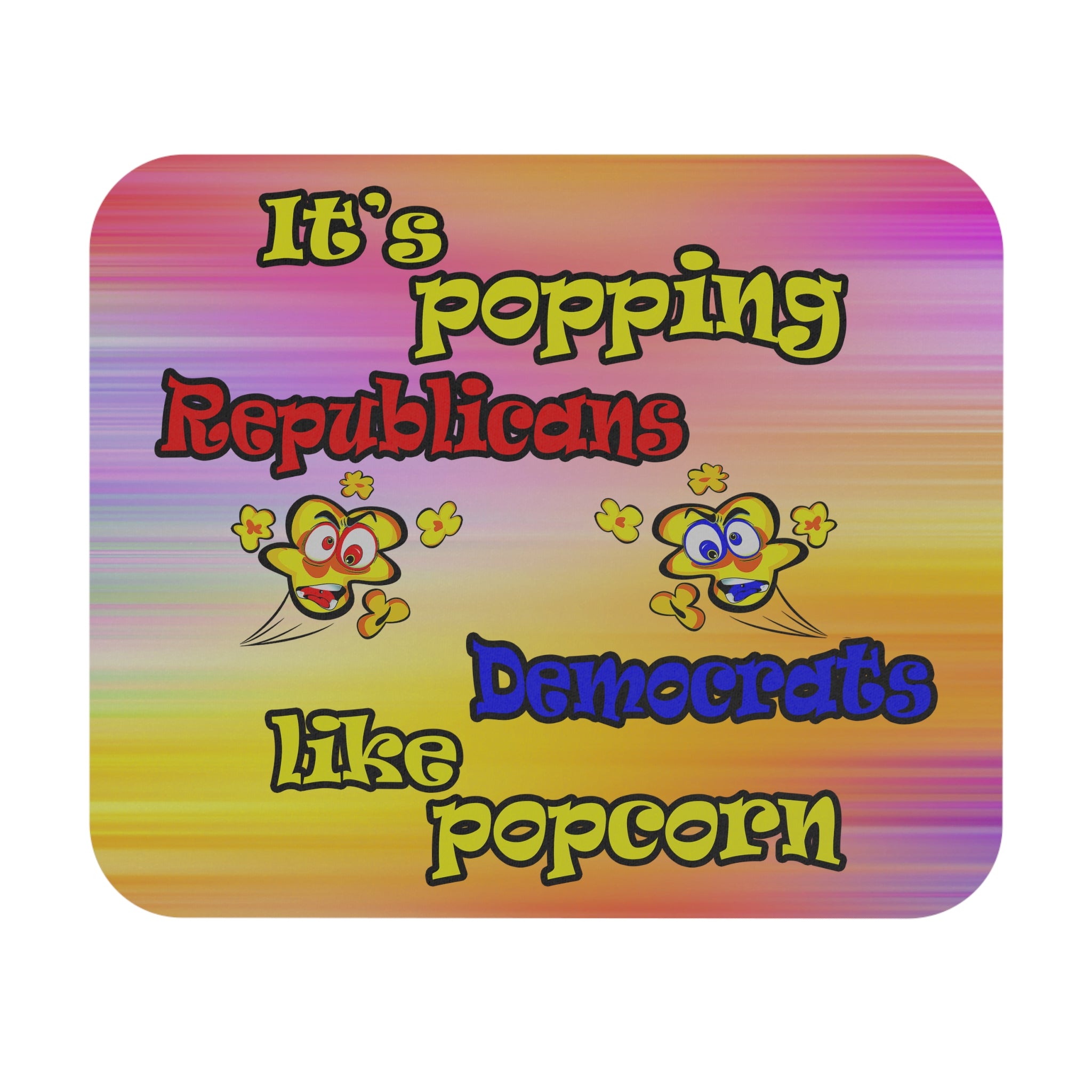 popping like popcorn - Mouse Pad (Rectangle) (color blur)