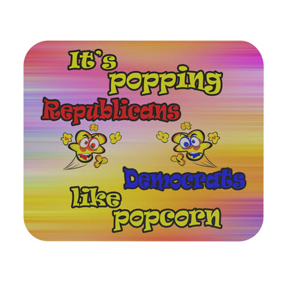 popping like popcorn - Mouse Pad (Rectangle) (color blur)
