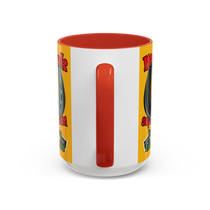 my luck - Accent Mug (yellow)