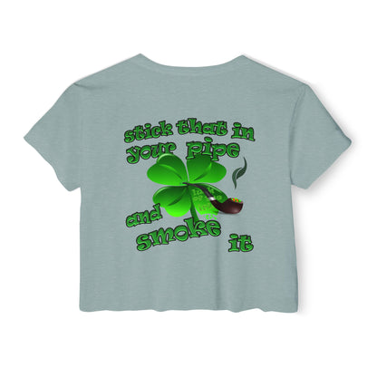 celtics logo - Women's Festival Crop Top