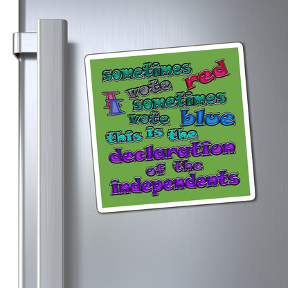 declaration of the independents - Magnets - (green)