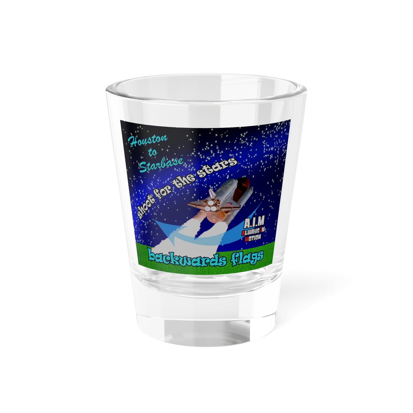 shoot for the stars - Shot Glass