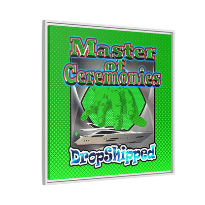 logo - framed canvas art (logo green)
