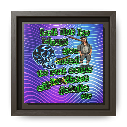 og - framed canvas art (purple wave)