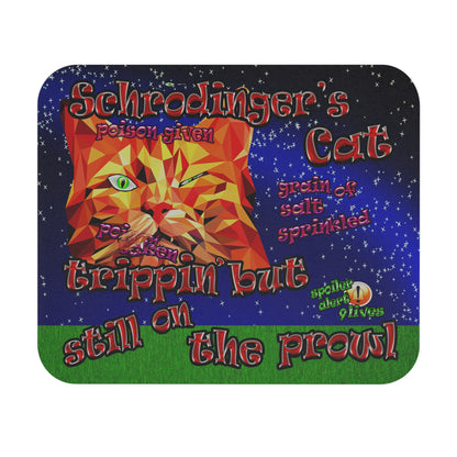 schrodinger's cat - Mouse Pad (Rectangle) ('snoops' background)