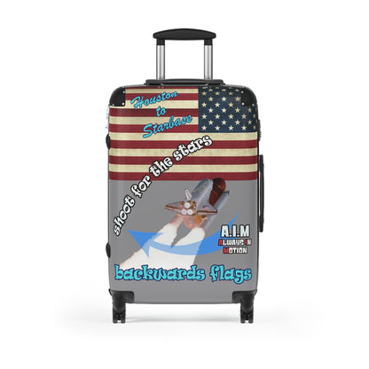 shoot for the stars - Suitcase (grey)