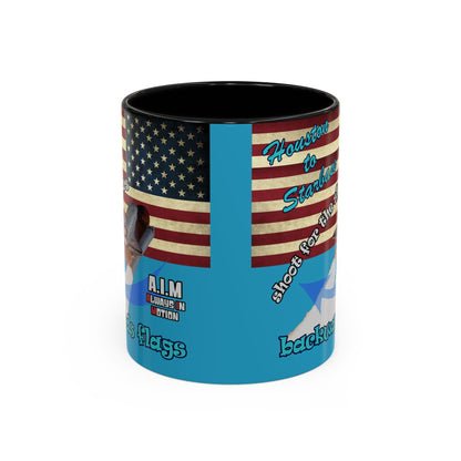 shoot for the stars - Accent Mug (turquoise)