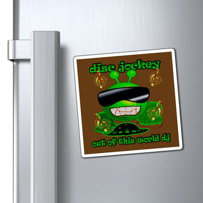 disc jockey - Magnets - (brown)