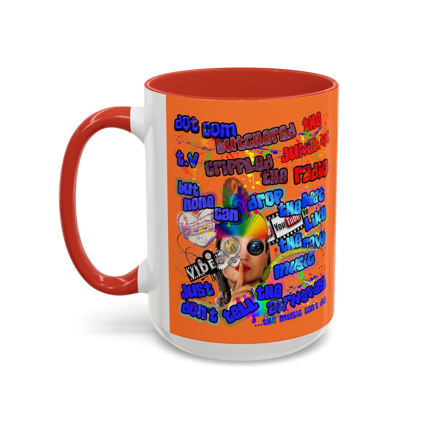 drop the beat - Accent Mug (crusta)