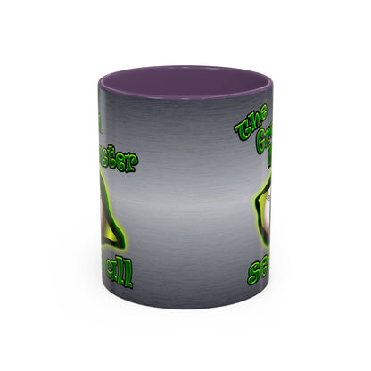 green monster - Accent Mug (brushed nickel)