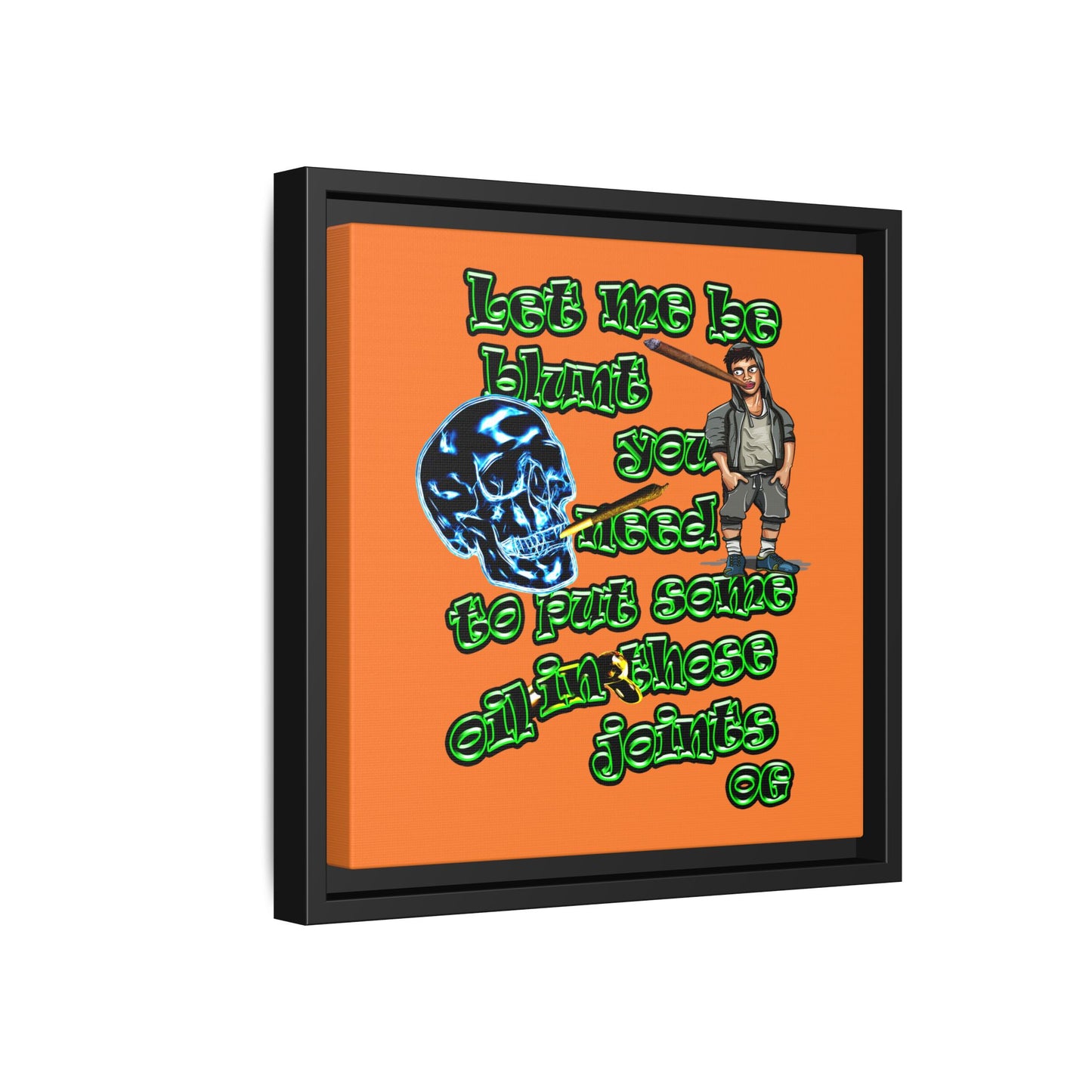 og - framed canvas art (crusta)
