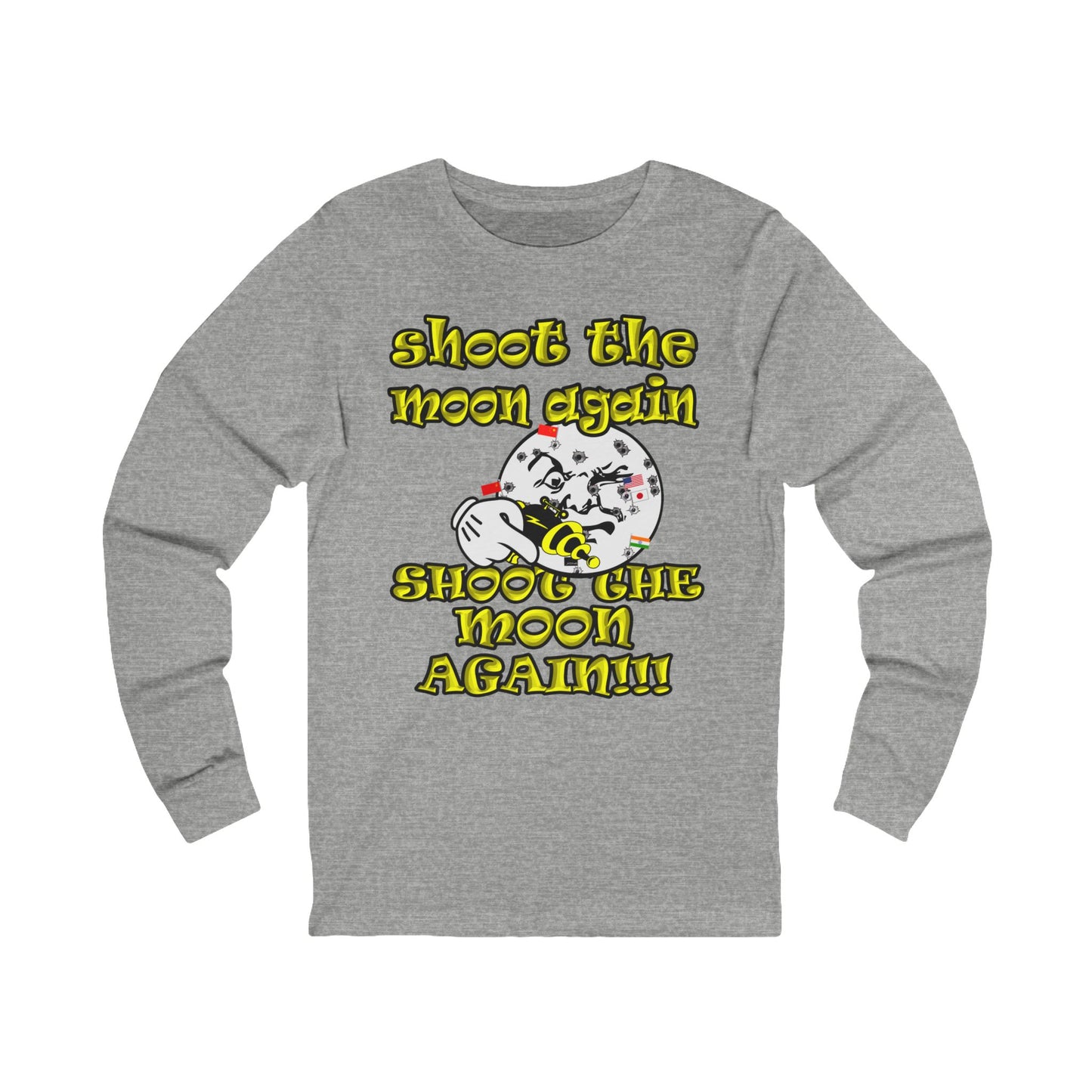 shoot the moon again - Unisex Jersey Long Sleeve Tee