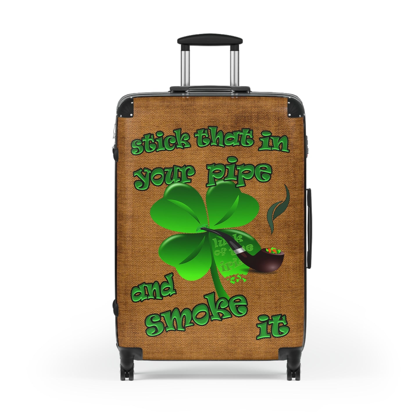 stick that in your pipe and smoke it - Suitcase (brown papyrus)