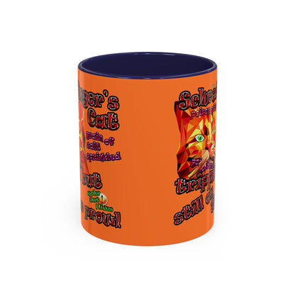 schrodinger's cat - Accent Mug (crusta)