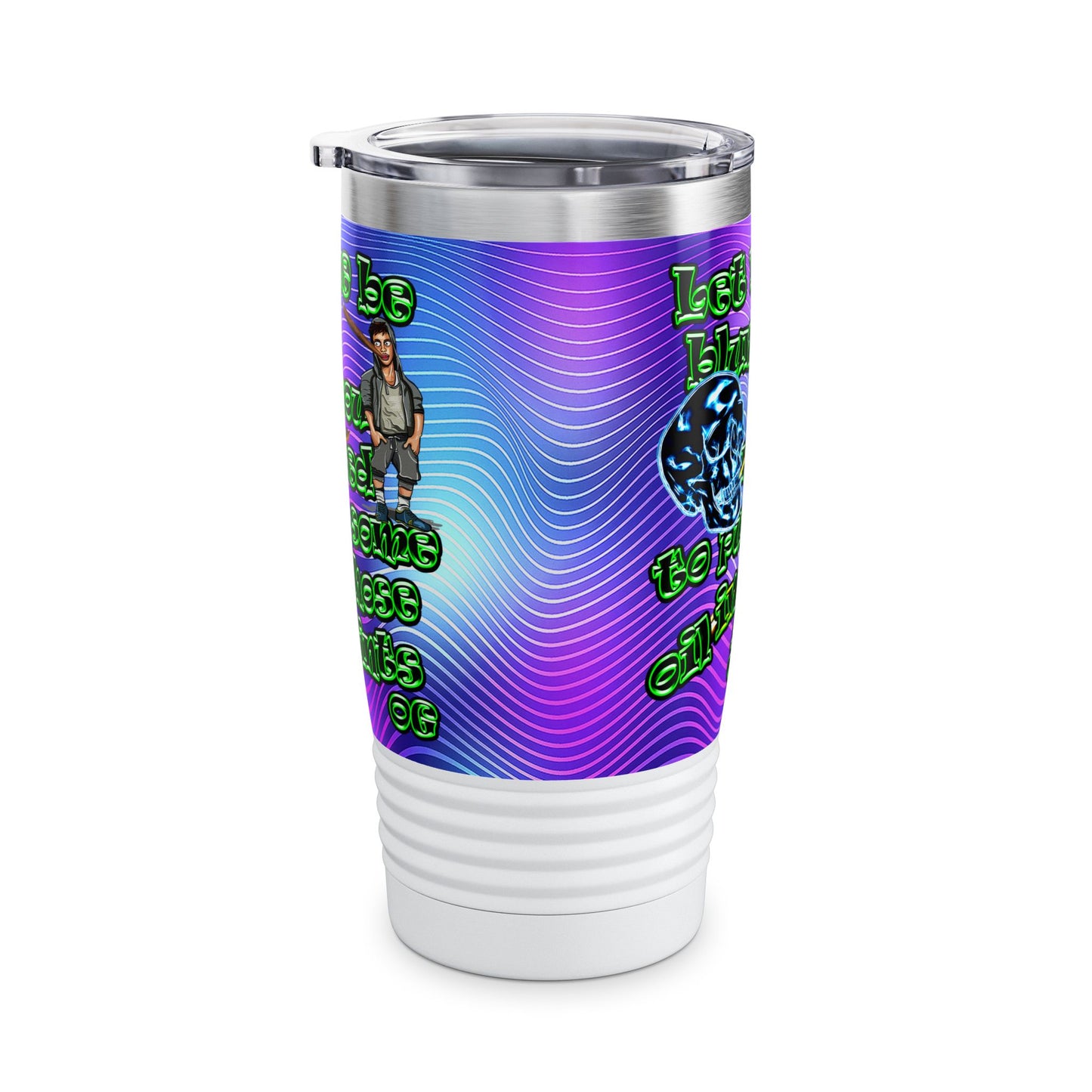 og - Ringneck Tumbler, 20oz (purple wave)