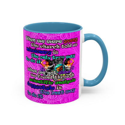 doggystyle - Accent Mug (pink swirl)