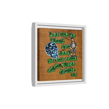 og - framed canvas art (brown papyrus)