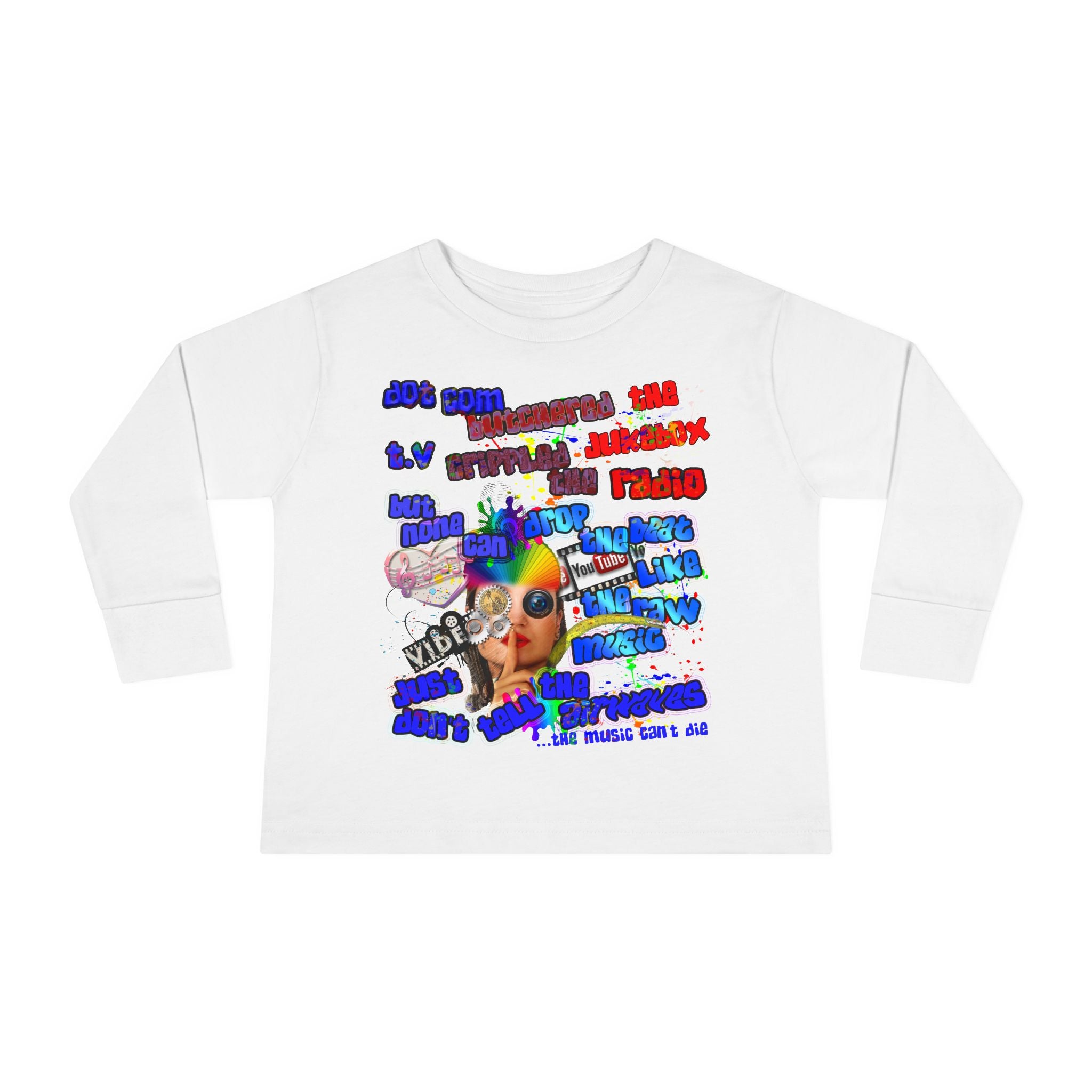 drop the beat - Toddler Long Sleeve Tee