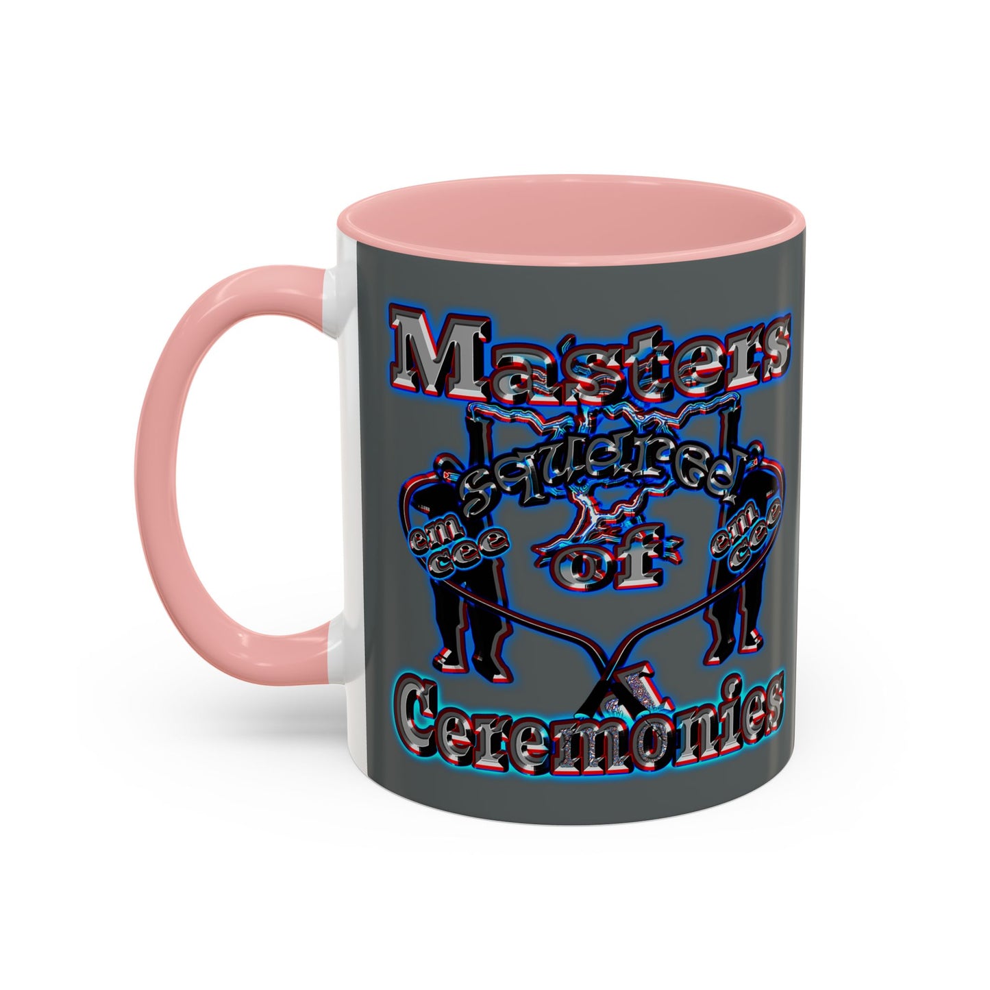 em cee squared - Accent Mug (dark grey)