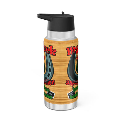 my luck - Gator Tumbler, 32oz  (butterscotch wood finish)