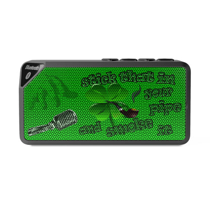 stick that in your pipe and smoke it - Jabba Bluetooth Speaker (logo green)
