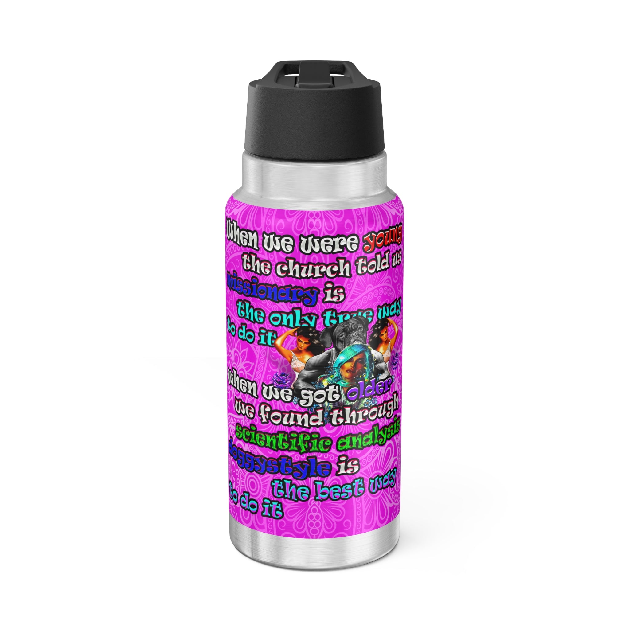 doggystyle - Gator Tumbler, 32oz  (pink swirl)