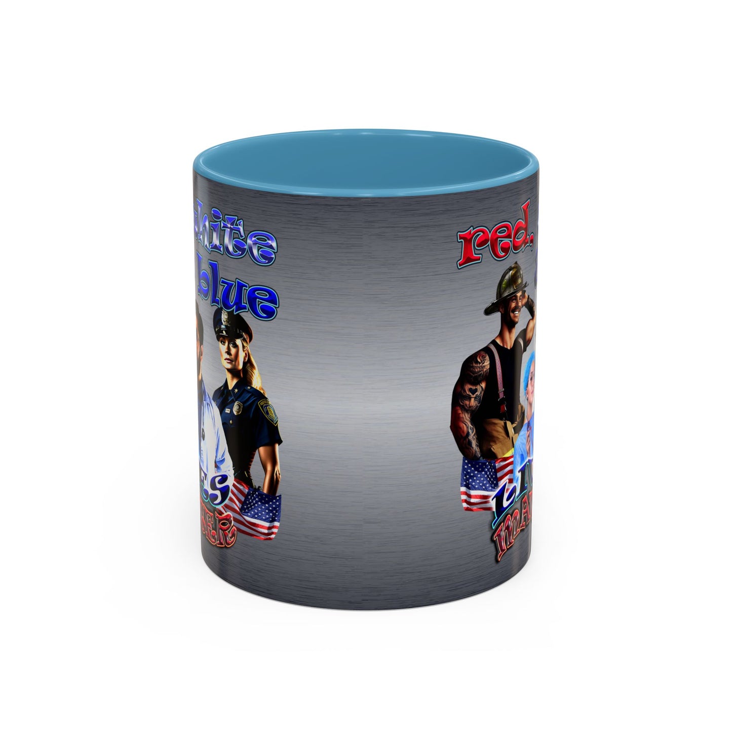 rw&b lives matter - Accent Mug (brushed nickel)