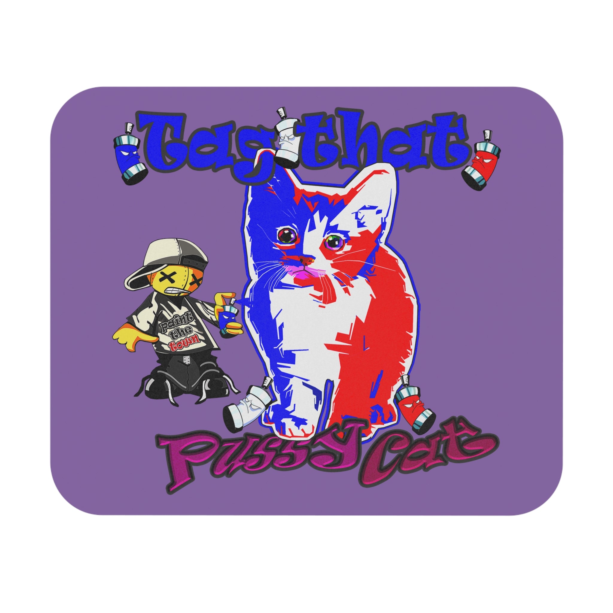 tag that - Mouse Pad (Rectangle) (light purple)