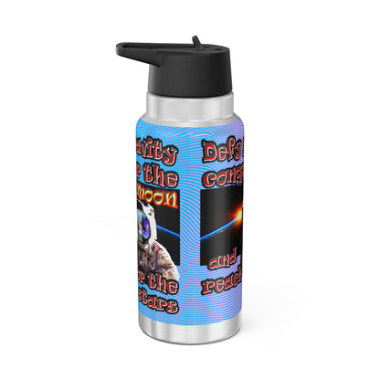 defy conquer reach - Gator Tumbler, 32oz  (light blue-purple wave)